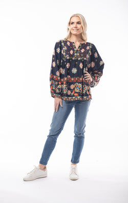 BOHO TOP  - PRINT
