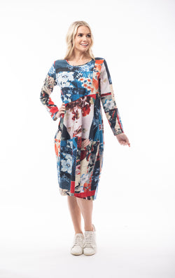 BUBBLE DRESS  - PINK FLORAL