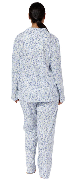 REVERE COLLAR PYJAMAS - BLUE FLORAL