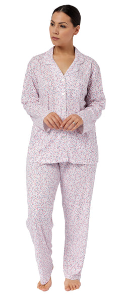 REVERE COLLAR PYJAMAS - PINK FLORAL