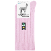 ALPACA WOOL BLEND HEALTH SOCK  - PINK