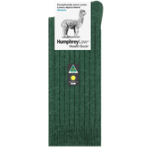 ALPACA WOOL BLEND HEALTH SOCK  - GREEN