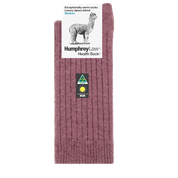 ALPACA WOOL BLEND HEALTH SOCK  - ROSE