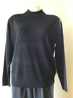 HIGH CREW JUMPER - BLACK