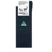 RIBBED ALPACA SOCK - NAVY