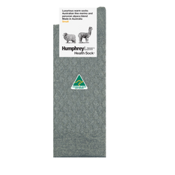 BABY ALPACA/MERINO SOCK - LIGHT GREY