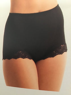 SOMETHING ELSE TUM-E-LACE PANTY - BLACK