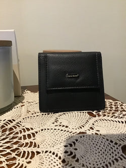 LEATHER WALLET - BLACK