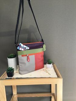 MULTI COLORED HANDBAG