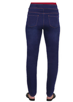 CONTROL TOP DENIM PANT  - DENIM