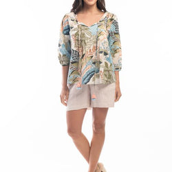 HALLSTAT BOHO TOP - PRINT