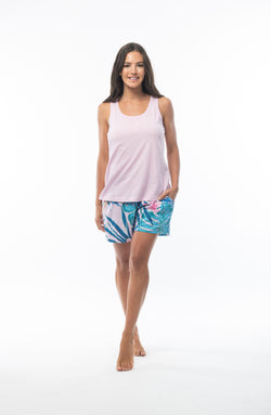 CAMI PYJAMA TOP - PINK