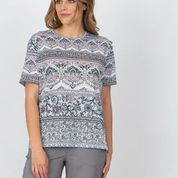 SHORT SLEEVE TOP - MULTI