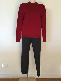 STRETCH TWILL SHORT LEG PANT - CHARCOAL