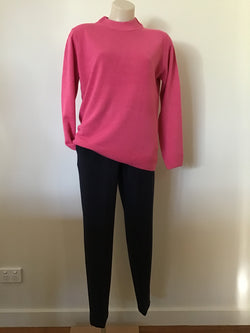 STRETCH TWILL SHORT LEG PANT - NAVY