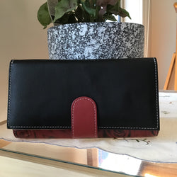 MULTI COLORED WALLET - ROSE