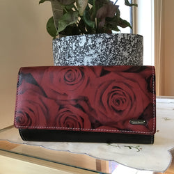 MULTI COLORED WALLET - ROSE