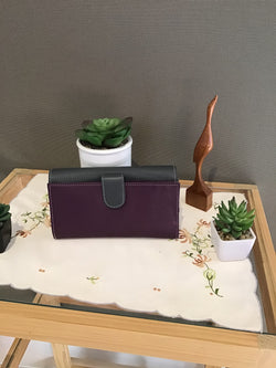 MULTI COLORED WALLET - GREY