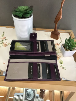 MULTI COLORED WALLET - GREY