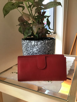 MULTI COLORED WALLET - RED