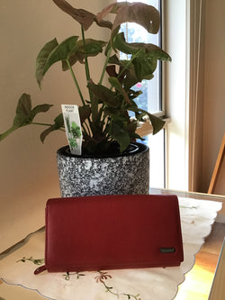 MULTI COLORED WALLET - RED