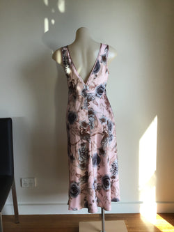 LACEY LONG SATIN NIGHTIE - APRICOT