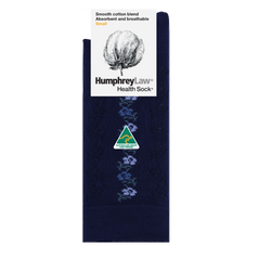 HUMPHREY LAW HEALTH SOCK COTTON BLEND - NAVY