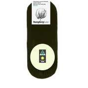 COTTON BLEND INVISIBLE SOCK - BLACK