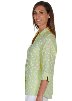 SPOT SHIRT 3/4 SLEEVE - SAGE