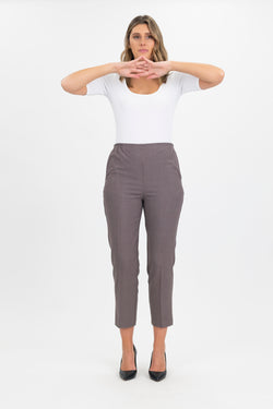 7/8 LENGTH THERMAL PANT - PEBBLE