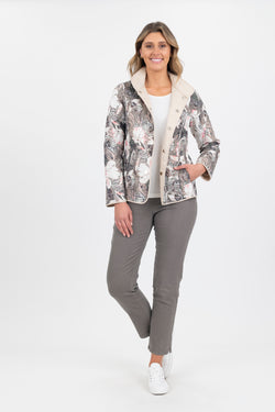 REVERSIBLE JACKET - BEIGE