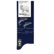 HUMPHREY LAW  SOCK - NAVY DOLPHIN