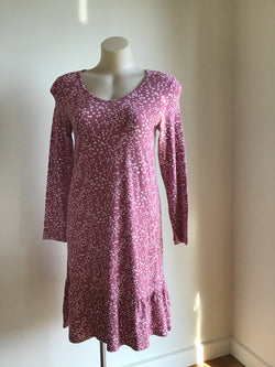 INNOCENCE ROUND NECK SHORT NIGHTY - HIBISCUS