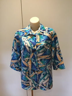 FORMATION  BLOUSE - AQUA