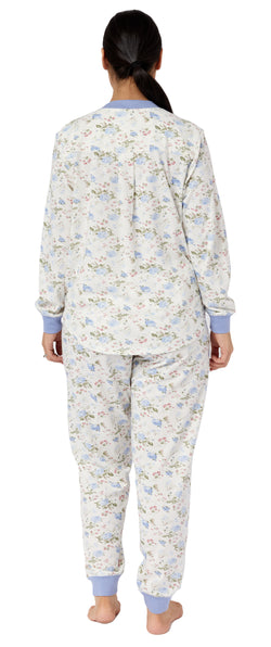 VINTAGE PRINT PYJAMA - BLUE FLORAL