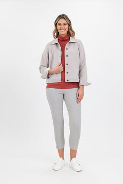 CORDUROY JACKET - PUTTY