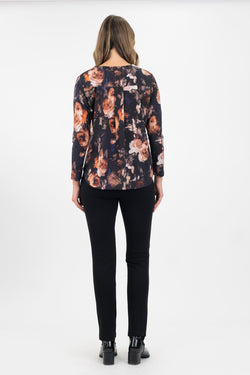 ROUND NECK TUNIC  - MULTI