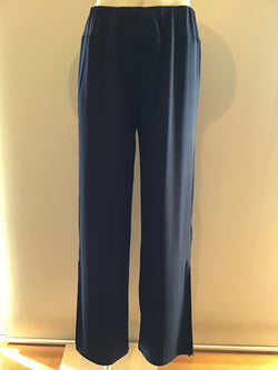 PALAZZO PANT SPLIT - NAVY
