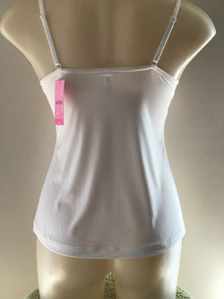 MICRO & LACE CAMI - WHITE