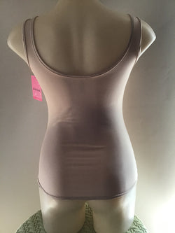 MICRO & LACE BUILT UP CAMI - SKIN