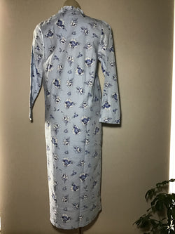 FLANNELETTE NIGHTIE - BLUE