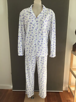 INTERLOCK PJS - CREAM/FLORAL