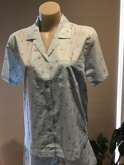 COTTON PYJAMA - AQUA