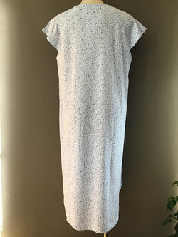 V/NECK NIGHTIE - BLUE