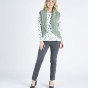 STRETCH PETITE PONT PANT - CHARCOAL